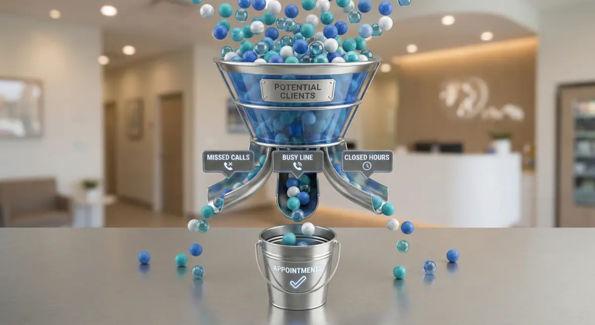 Citas que se pierden por falta de atención telefónica